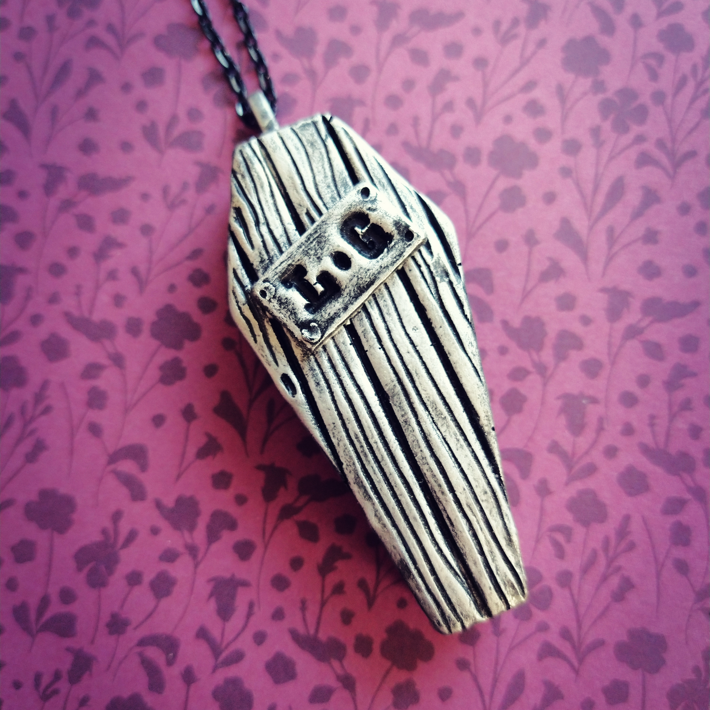 L+G Wooden Coffin | Pendant Necklaces