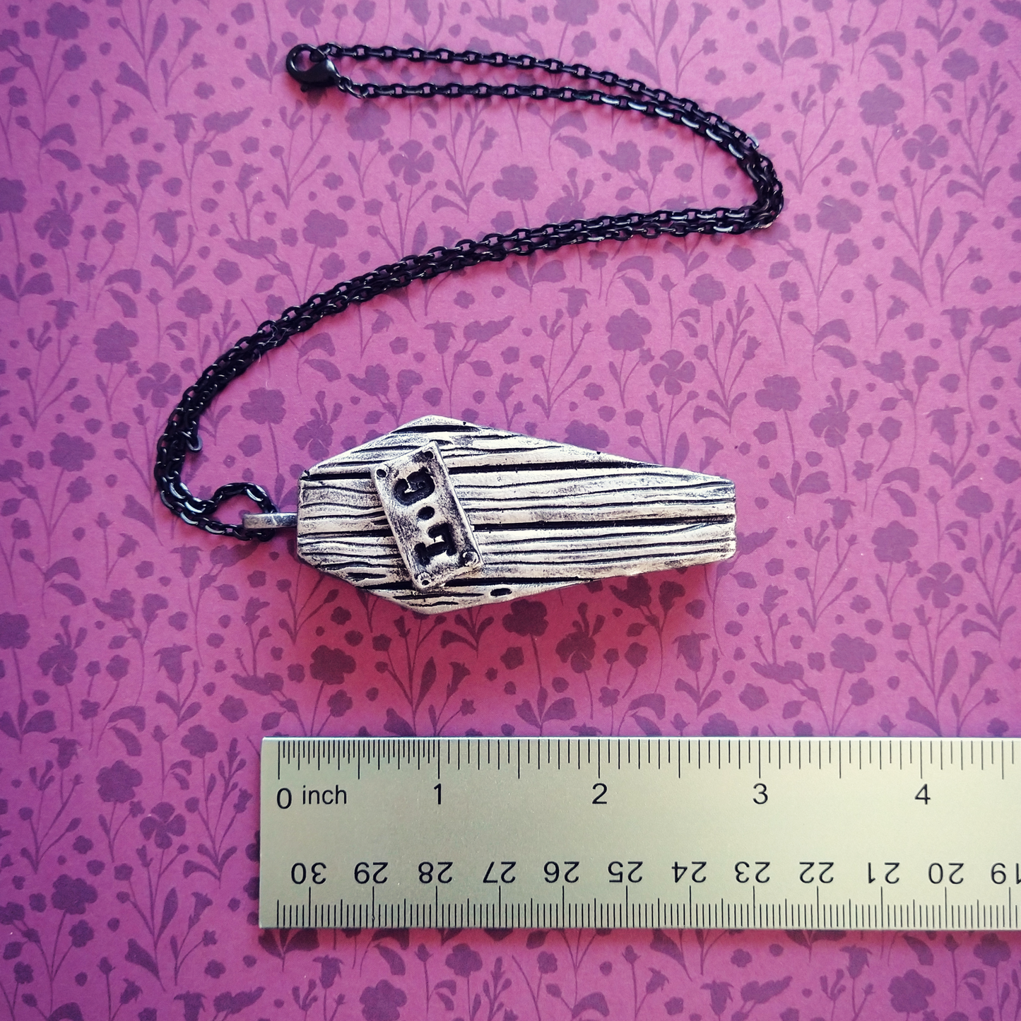 L+G Wooden Coffin | Pendant Necklaces