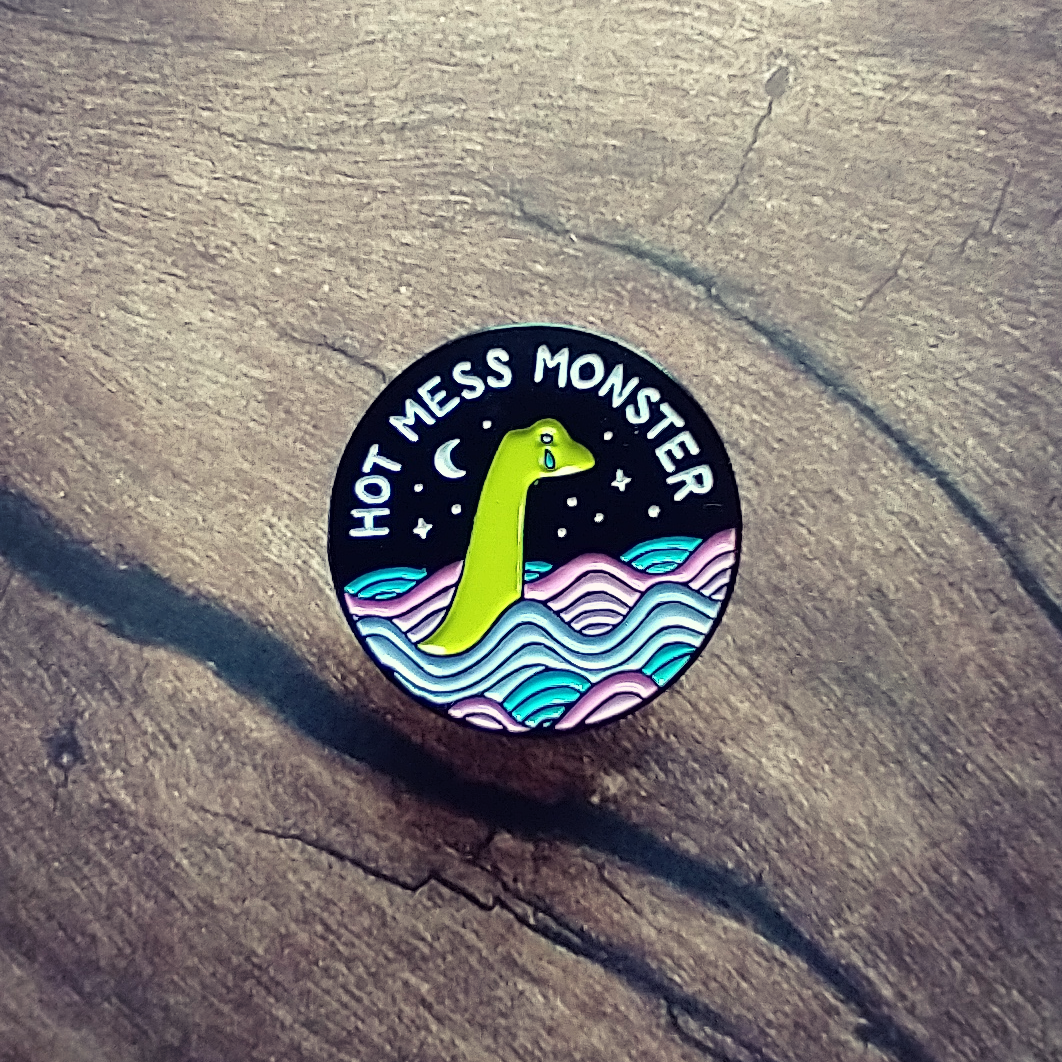 Hot Mess Monster | Enamel Pin