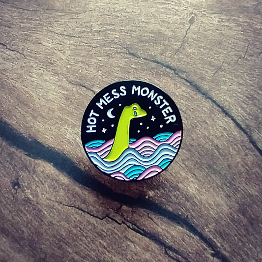 Hot Mess Monster | Enamel Pin