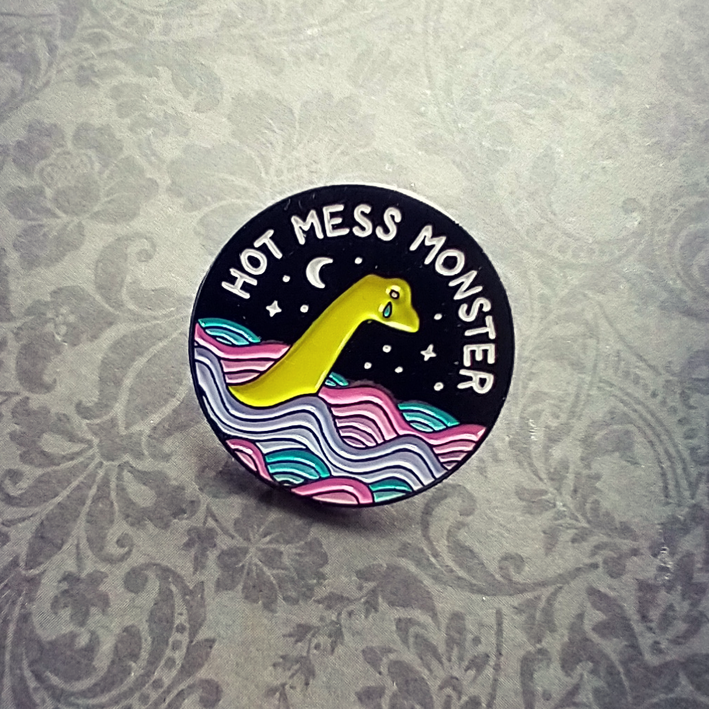 Hot Mess Monster | Enamel Pin