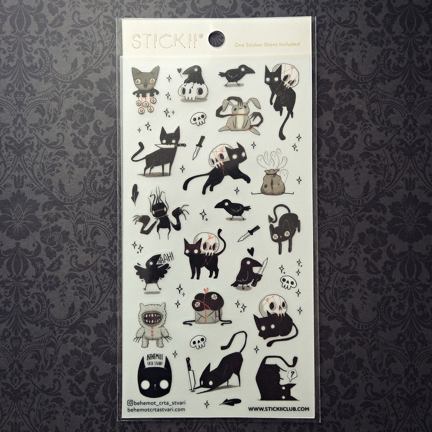 Spooky Kitties| Sticker Sheet