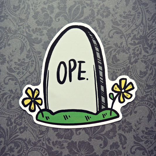 Ope Headstone (Summer Variant) | Sticker