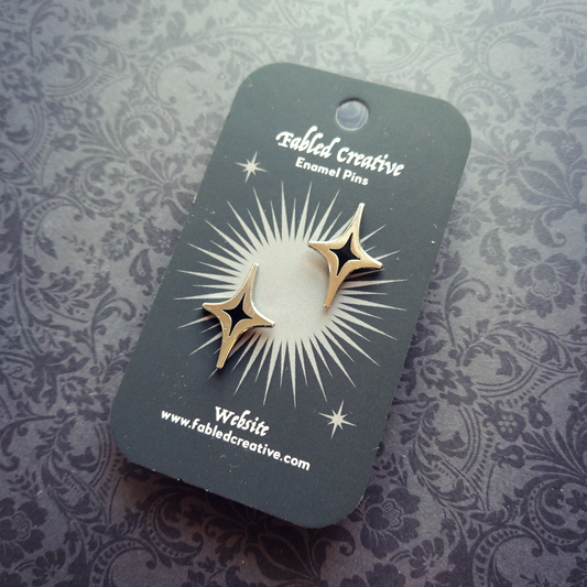 Sparkle Stars | Enamel Pins