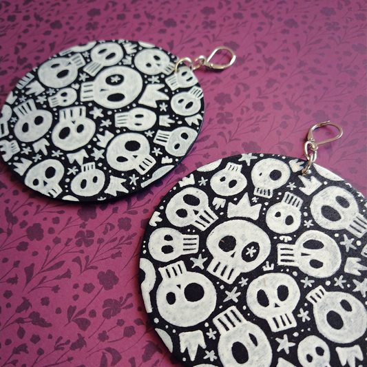 Star Skull Statement Earrings | Earrings