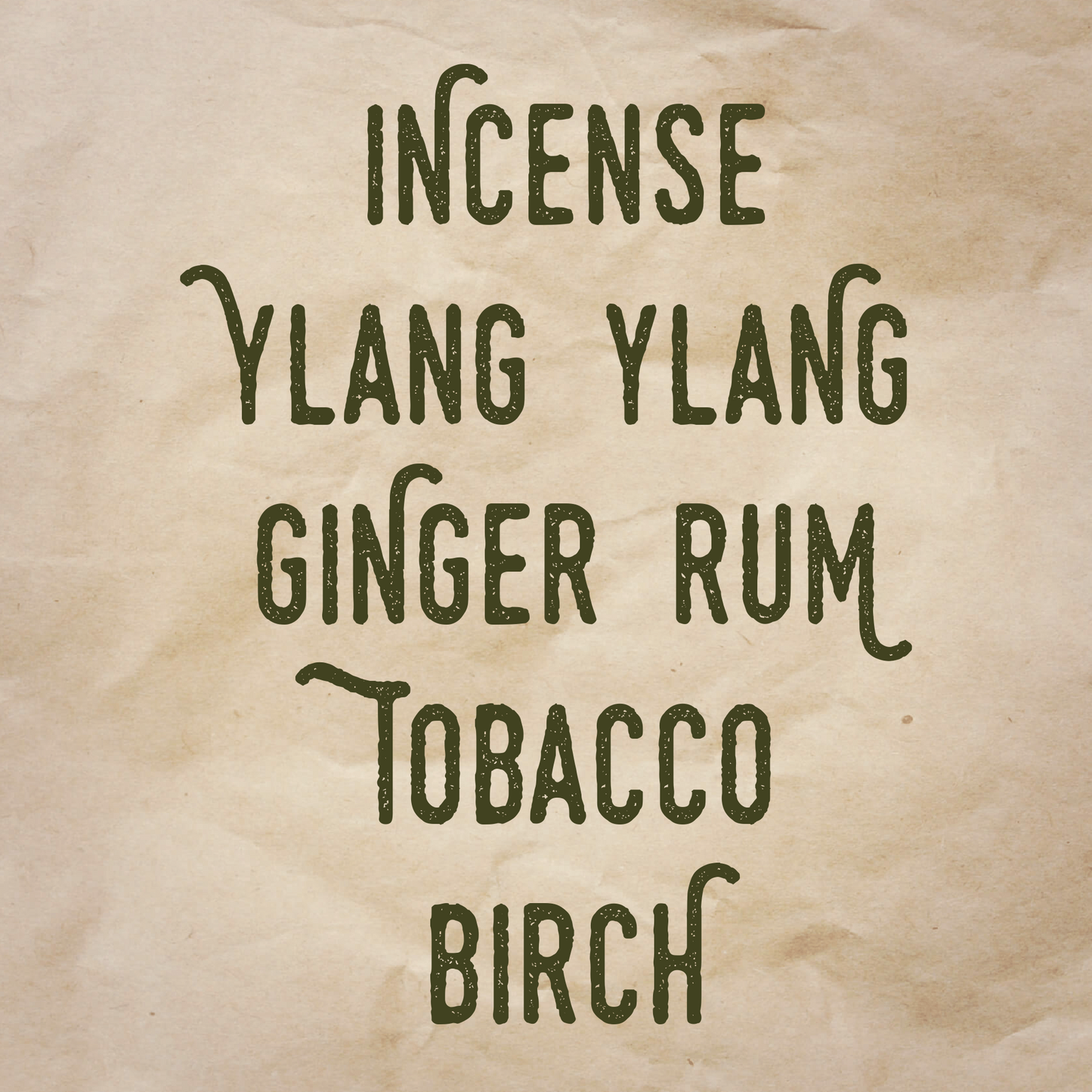 Necromancy scent notes: Incense, ylang ylang, ginger rum, tobacco, and birch.